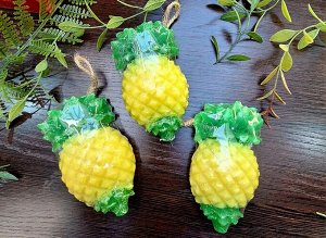Мыло натуральное ручной работы "Ананас"/ Thailand Handemade Spa Soap Pineapple