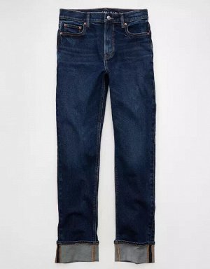 AE Stretch Super High-Waisted Straight Jean