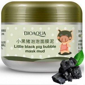 Глиняно-пузырьковая маска для лица, Bioaqua Carbonated Bubble Clay Mask 100g