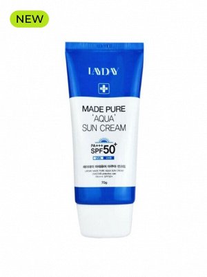 Крем солнцезащитный для лица увлажняющий, 70 гр / LAYDAY Sun Cream Madepure Aqua SPF50+ Pa+++