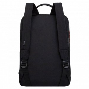 Бизнес рюкзак деловой GRIZZLY с карманом для ноутбука 13", одним отделением, мужской