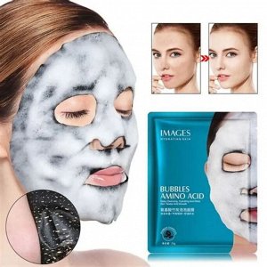 Очищающая пузырьковая маска-салфетка, Images Amino Acid Bubbles Facial Mask 25g