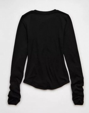 AE Long Sleeve Cozy Crewneck T-Shirt