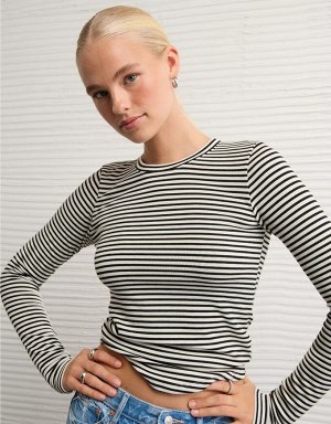 AE Long Sleeve Cozy Crewneck T-Shirt
