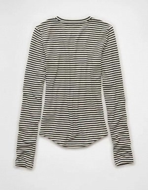 AE Long Sleeve Cozy Crewneck T-Shirt