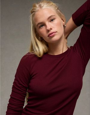 AE Long Sleeve Cozy Crewneck T-Shirt