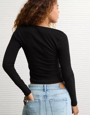AE Long Sleeve Bow T-Shirt