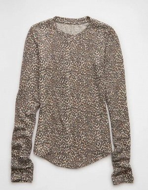 AE Long Sleeve Cozy Crewneck T-Shirt