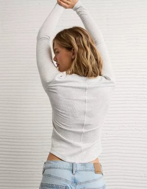 AE Long Sleeve Cozy Crewneck T-Shirt
