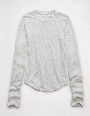AE Long Sleeve Cozy Crewneck T-Shirt
