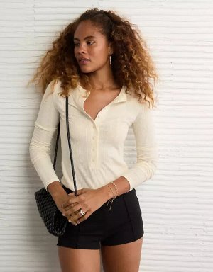 AE Long Sleeve Henley T-Shirt