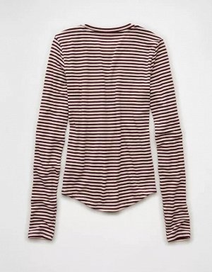 AE Long Sleeve Cozy Crewneck T-Shirt