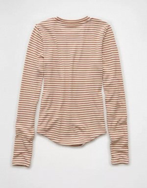 AE Long Sleeve Cozy Crewneck T-Shirt