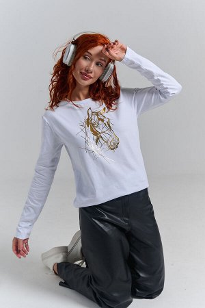 8574 футболка с дл.рукавом унисекс