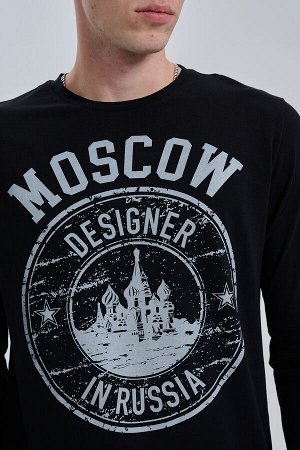 8573 футболка с дл.рукавом унисекс