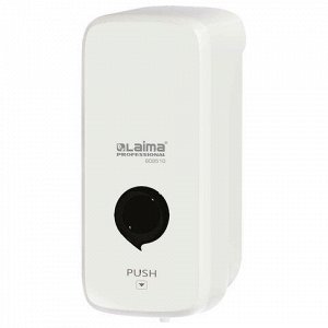Дозатор для жидкого мыла-пены LAIMA PROFESSIONAL PREMIUM, НАЛИВНОЙ, 1 л, белый, ABS-пластик, 609510