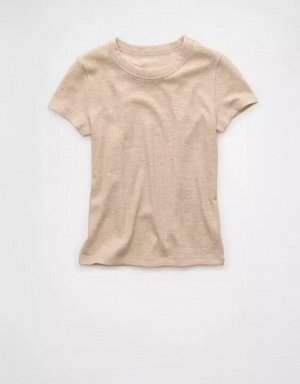AE Waffle Hey Baby Tee