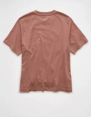 AE Everyday Luxe New York Velvet Graphic T-Shirt