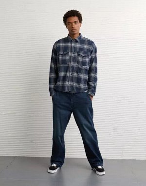AE Knit Button-Up Shirt