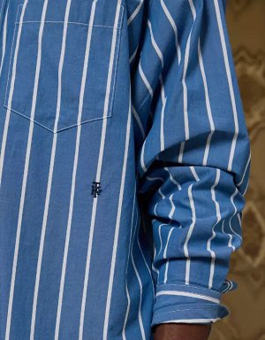 AE x Tru Kolors Poplin Striped Shirt