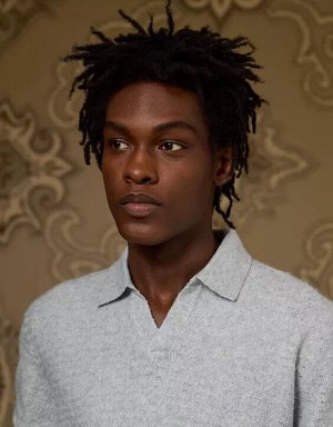 American Eagle AE x Tru Kolors Long Sleeve Sweater Polo