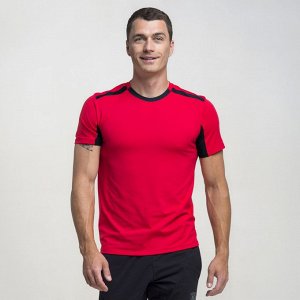 Футболка Мужская футболка, с отделкой сеткой. Ткань: Meryl+Spider. Цвет -
красный / черный.