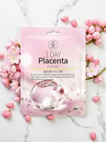 Med B. Тканевая маска с экстрактом фитоплаценты, 1 Day Placenta Mask Pack, 27 мл