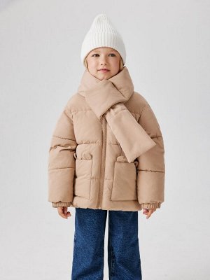 Куртка детская для девочек Moira бежевый