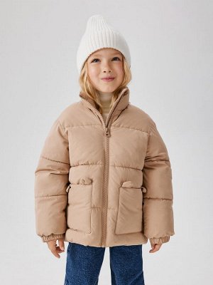 Куртка детская для девочек Moira бежевый