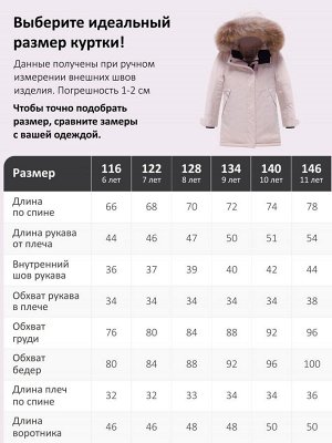 Парка зимняя подростковая для девочки с капюшоном и мехом розового цвета 9532R