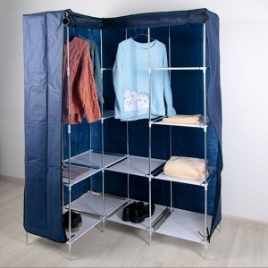 Шкаф для одежды уголовой «Рид», 88?45?173 см, цвет синий