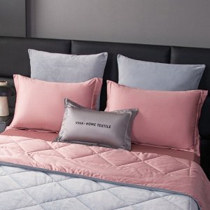 Комплект постельного белья на резинке Сатин Velvet Premium с Одеялом VPR002