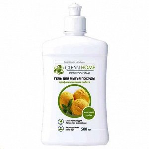 Clean Home гель д/мытья посуды 500мл манговый сорбет пл/бут. 1шт / 24шт / 562 / 206520