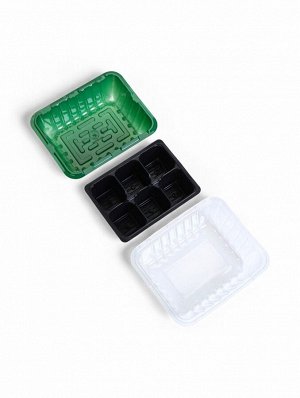 Мини - парник для рассады, 21x17.5 см, 6 ячеек, с крышкой, Greengo