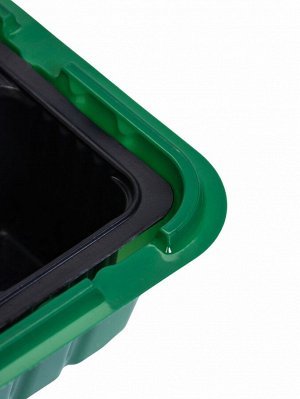 Мини - парник для рассады, 21x17.5 см, 6 ячеек, с крышкой, Greengo