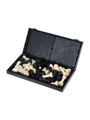 Настольные игры 2 в 1 «Семейная»: шахматы, шашки, доска пластик 30x30 см