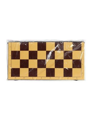 Настольные игры 2 в 1 «Семейная»: шахматы, шашки, доска пластик 30x30 см