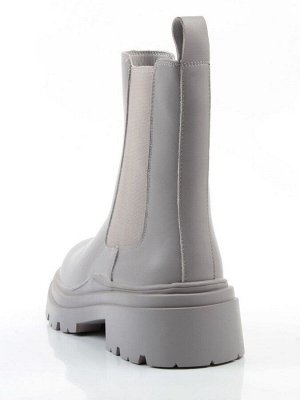 04-PAT185-2Z GRAY Ботинки зимние женские (натуральная кожа, 100% шерсть)