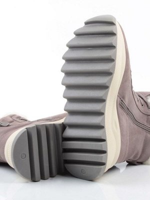04-PAML05-2Z GRAY Ботинки зимние женские (натуральная замша, 100% шерсть, натуральный мех)