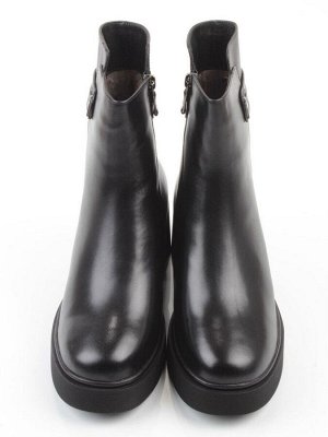 04-M3-5247 BLACK Ботинки зимние женские (натуральная кожа, натуральный мех)
