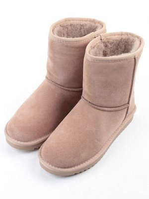 04-PAYH01-2Z BEIGE Угги женские (натуральная замша, 100% шерсть)