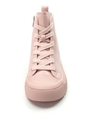 04-YSN2285-5 PINK POWDER Ботинки женские зимние (натуральная и искусственная кожа, шерсть)