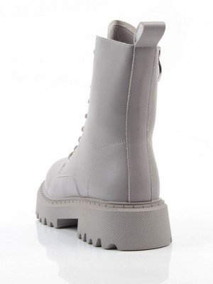 04-PAT175-2Z GRAY Ботинки зимние женские (натуральная кожа, 100% шерсть)
