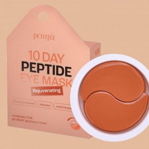 Гидрогелевые патчи для глаз от отеков омолаживающие, Petitfee 10Day Peptede Eye Mask Rejuvenating