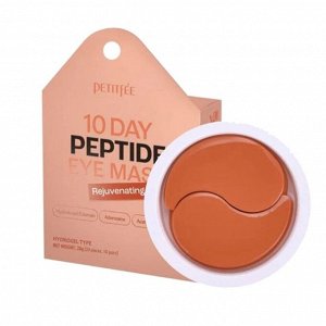 Гидрогелевые патчи для глаз от отеков омолаживающие, Petitfee 10Day Peptede Eye Mask Rejuvenating