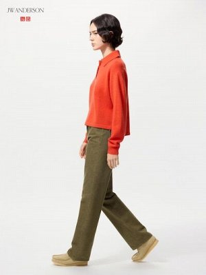UNIQLO - прямые джинсы из мягкого денима, увеличенная длина - 54 GREEN