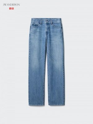 UNIQLO - прямые джинсы из мягкого денима, увеличенная длина - 54 GREEN