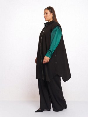 Атласная рубашка BL11537GRN27
