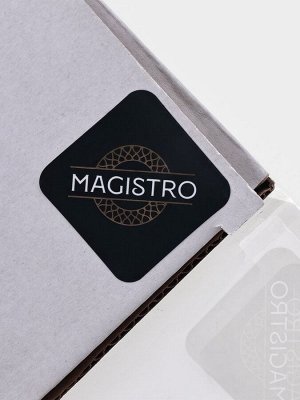 Кувшин Magistro «Грани», 1.2 л, 13x9x25, металлическая крышка-сито, стекло, прозрачный