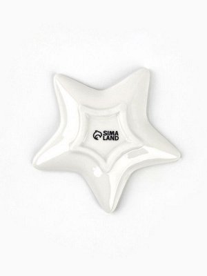 Подставка под чайные пакетики новогодняя «Зимний лес», 8.7x8.7 см